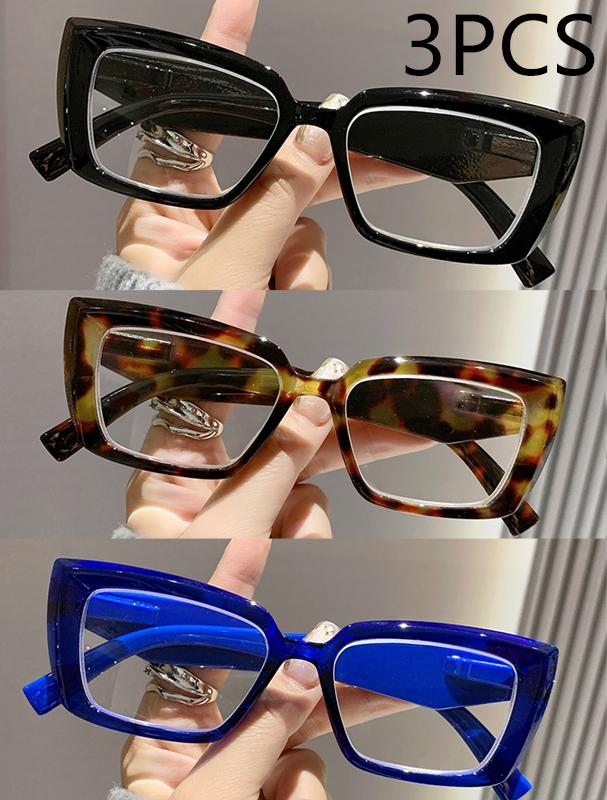 2 / 3PCS Latest Cat-eye Reading Eyeglasses Stylish Simple And Versatile Reading Eyeglasses For Middle-aged And ElderlyPeople2319