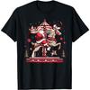 Santa Carousel Christmas Carousel Horse For Girls Funny T-Shirt