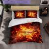 Union Berlin FC Themed Bedding 3Pcs Duvet Cover Set Decorative Bed Linen For Teen Room Home Decoration