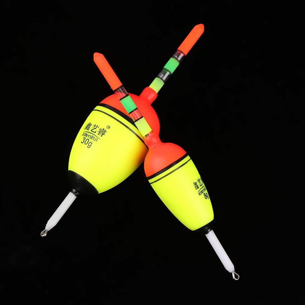 2pcs Hot Luminous Bobber Light Stick Eva Foam Fishing Night Float Ball Boia