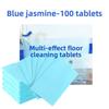 100 pièces/1 paquet Comprimés Nettoyants pour Sols Multi-Effets, Nettoyant Fraîcheur pour Toilettes et Carrelages, Feuilles de Décontamination et Détartrage
