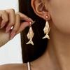 European and American INS Hot-selling Accessories, Summer Beach Starfish and Small Fish Decorative Earrings, Women's Earrings