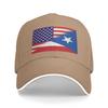 Sandwich Baseball Cap for Men & Women, 3-Layer Contrast Design Adjustable Hat, Lightweight Durable Cap