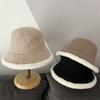 Autumn and Winter Warm Wool Woolen Fisherman Hat Children's New Thickened Fashion Versatile Basin Hat Show Face Small Bucket Hat