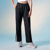 Adidas Comfortable Lace-Up Letter Logo Embroidered Casual Pants Men pants Black JI7539