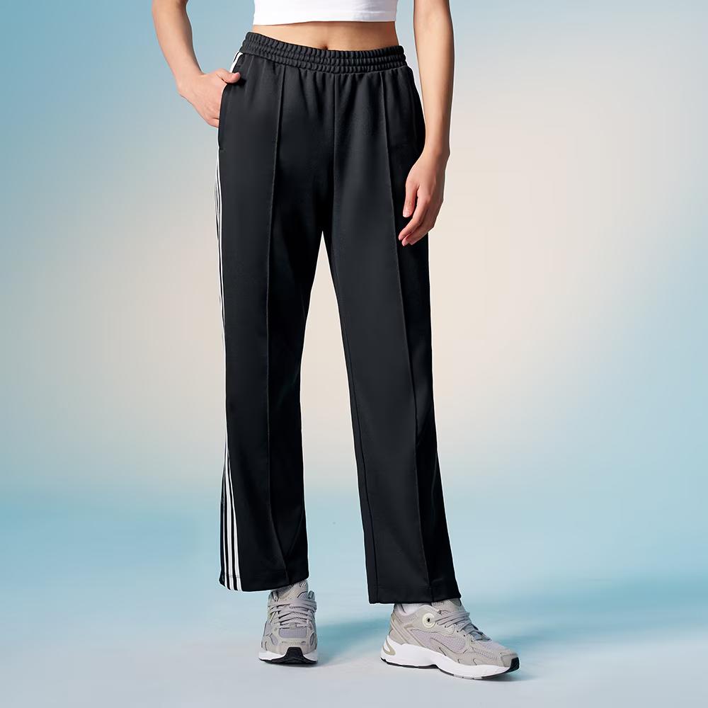 Adidas Comfortable Lace-Up Letter Logo Embroidered Casual Pants Men pants Black JI7539