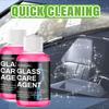 Concentrated Car Glass Coating Waterproof Windshield Wiper Fluid, Keeps Surfaces Smooth, Rainproof, and Anti-Fog Without Streaks,