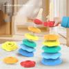 Montessori Toy Rainbow Stacker Baby Toy Rainbow Tower Stacking Rainbow Tower  Children