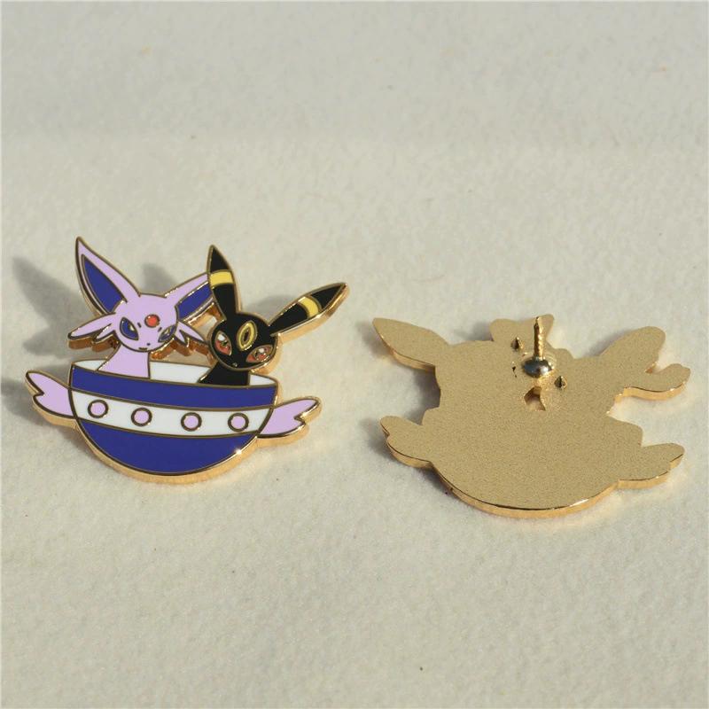 Anime Game Pokemon Brooches for Clothing Women Men Badges Lapel Pins for Backpack Hard Enamel Pins Fashion Accessories