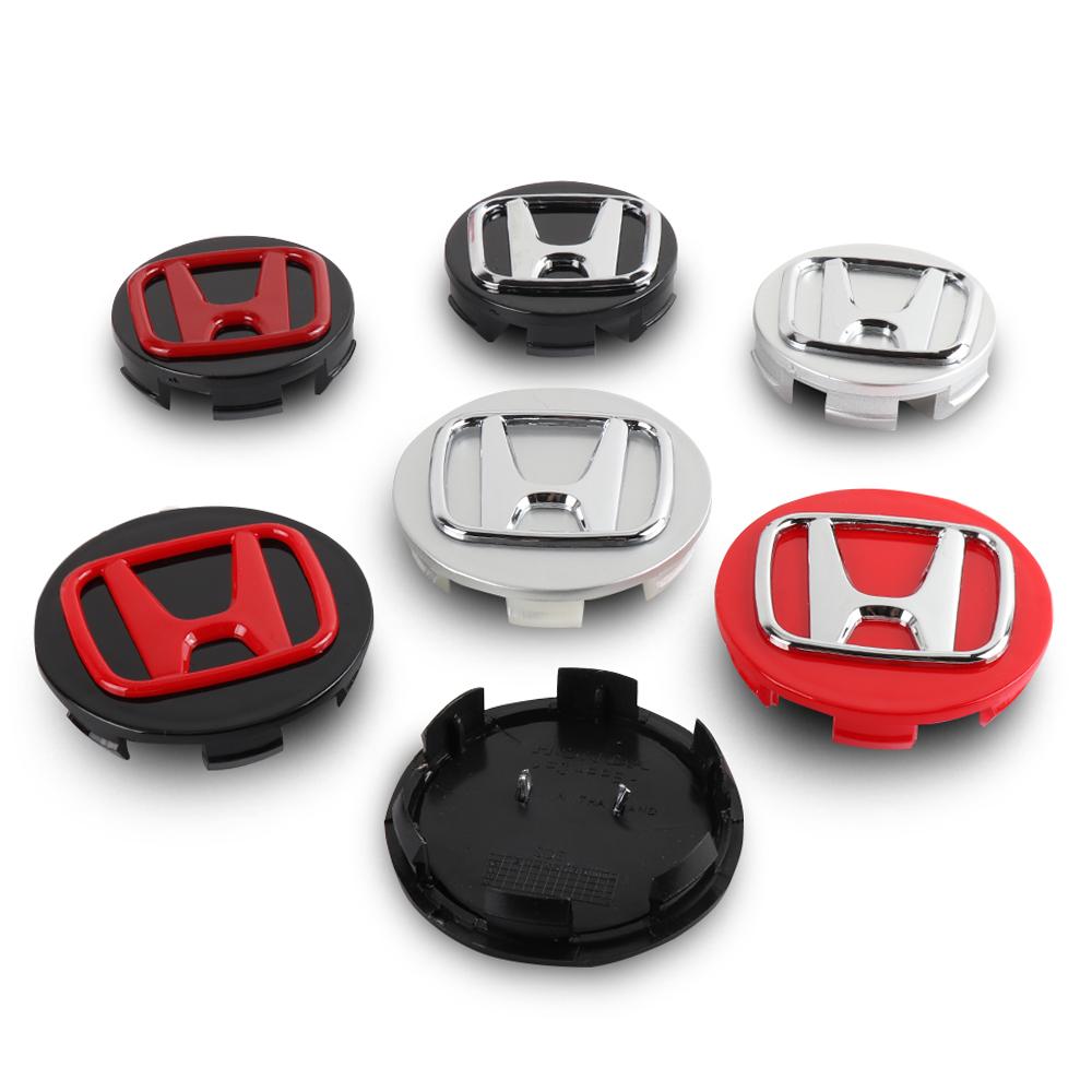 4Pcs 56/58/60/69MM For Honda Civic Jazz Adv 150 INSPIRE XR-V CR-V UR-V Fit Type R Car Wheel Center Hub Caps Covers Accessories