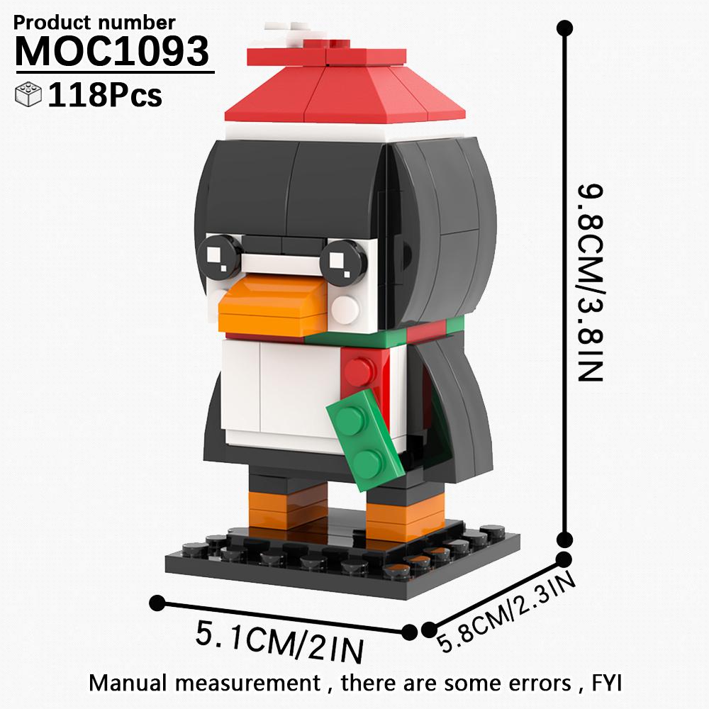 MOOXI Tier-Serie MOC Baustein Panda Tiger Katze BrickHeaded Ser Modell Erwachsene Baustein Kinder Lernspielzeug Für Kinder Geschenk