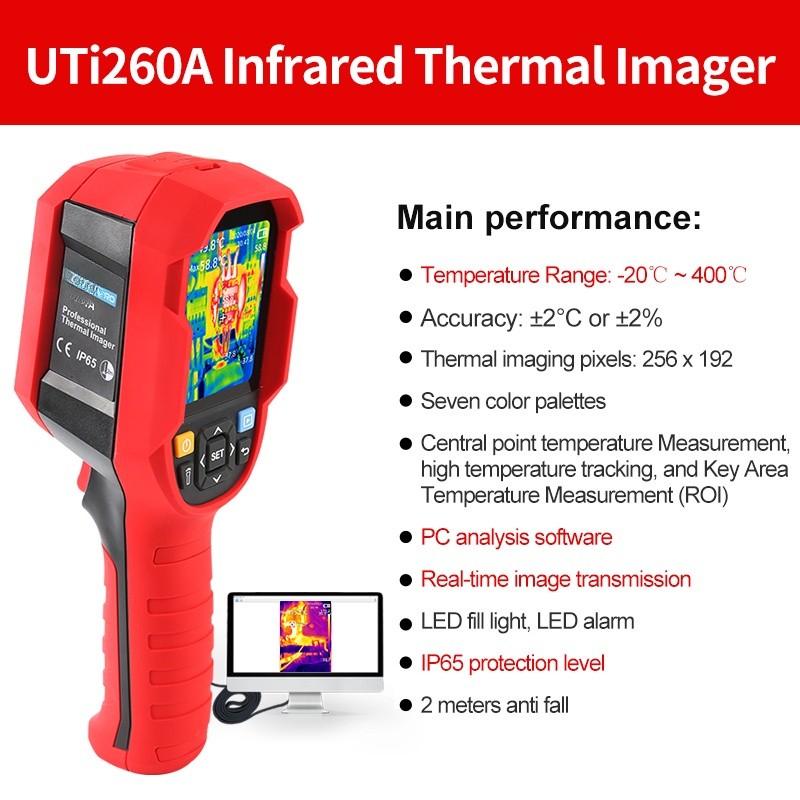 Professional Infrared Thermal Imager Portable Industrial Handheld Thermal Camera 256*192 Pixel Time Live Infrared Thermometer