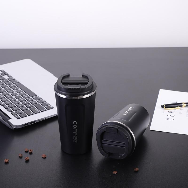 Cană de cafea cu vid din oțel inoxidabil 304, 510 ML, ceașcă de birou, ceașcă de mașină pentru petrecerea timpului liber, ceașcă cu termos