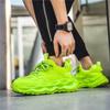 Fashion Men's Green Casual Sneakers 2024 Designer Platform Trainer Shoes Men Streetwear Height Increasing Sport Shoes Men Chunky Sneaker