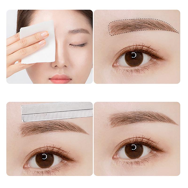 Professional Hair Cutting Razor Eyebrow Trimming Knife Stainless Steel Multi-Function Sharp Feather Blade Makeup Tool