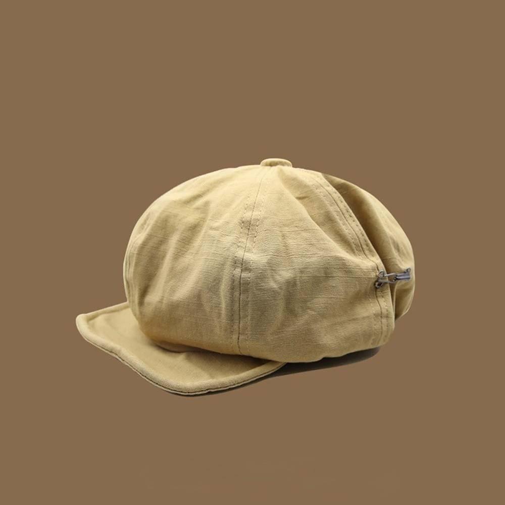 Asymmetric Cloud Beret Cap Street Style Big Head Circumference Retro Octagonal Hat Japanese Style Polyester Women Artist Hat