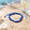 Kleurrijke Zomerstrand Accessoires Handgemaakt Gevlochten Armband voor Vrouwen, Boheemse Geweven Pols Touw Boho Stijl Sieraden met Rijstkorrels, Verstelbaar
