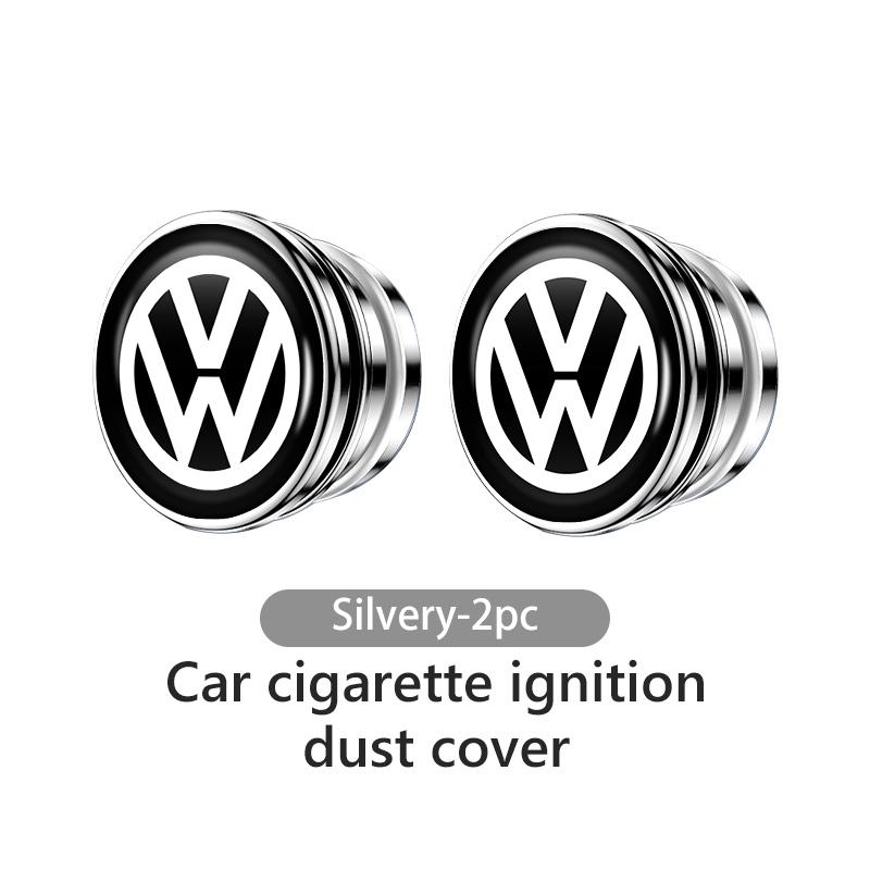 Aluminum Alloy Car Cigarette Lighter Cover Universal Dust Cap For Volkswagen VW Scirocco Jetta Beetle Golf 4 5 6 Passat Polo B5 Zg7