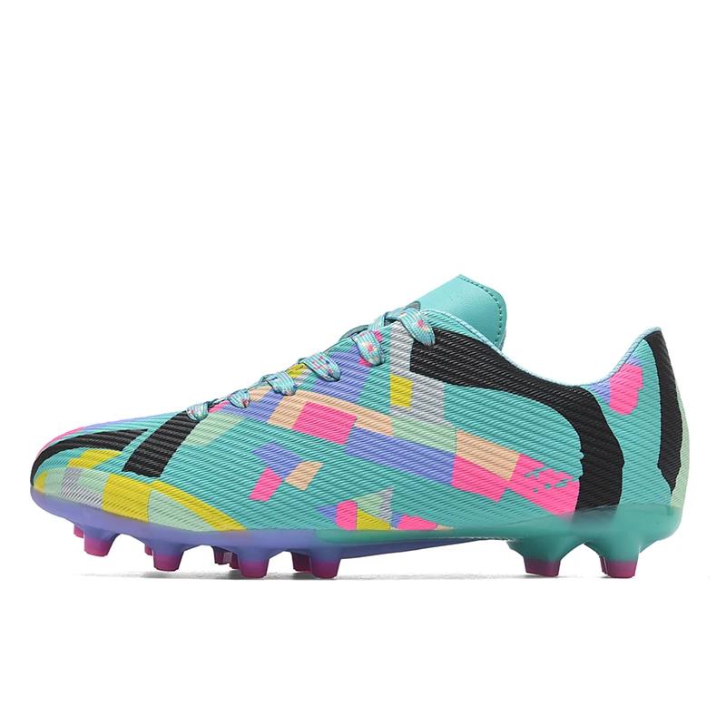 Men Football Boots Society Children Grass Training TF/FG Non Slip Soccer Shoes High Quality Sneakers Professional Football Shoes