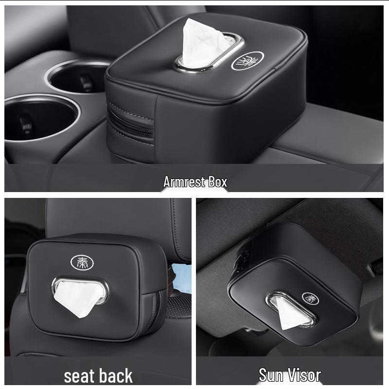 BYD Qin PLUS DM-i Car Seat Tissue Box Cover