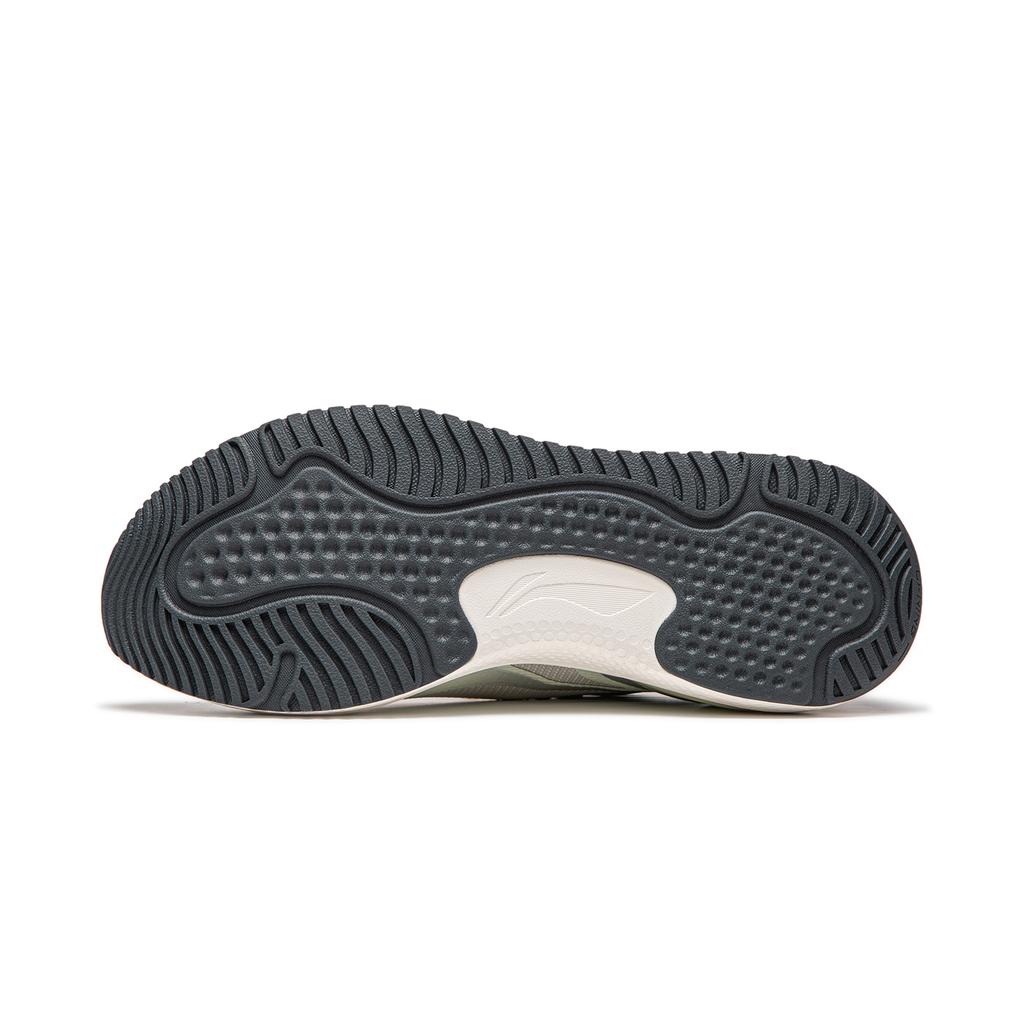 Li Ning Eazgo V2 Fabric Cushioning, Wear Resistant Low Top Casual Running Shoes Men's Gray Green ARSU001-4