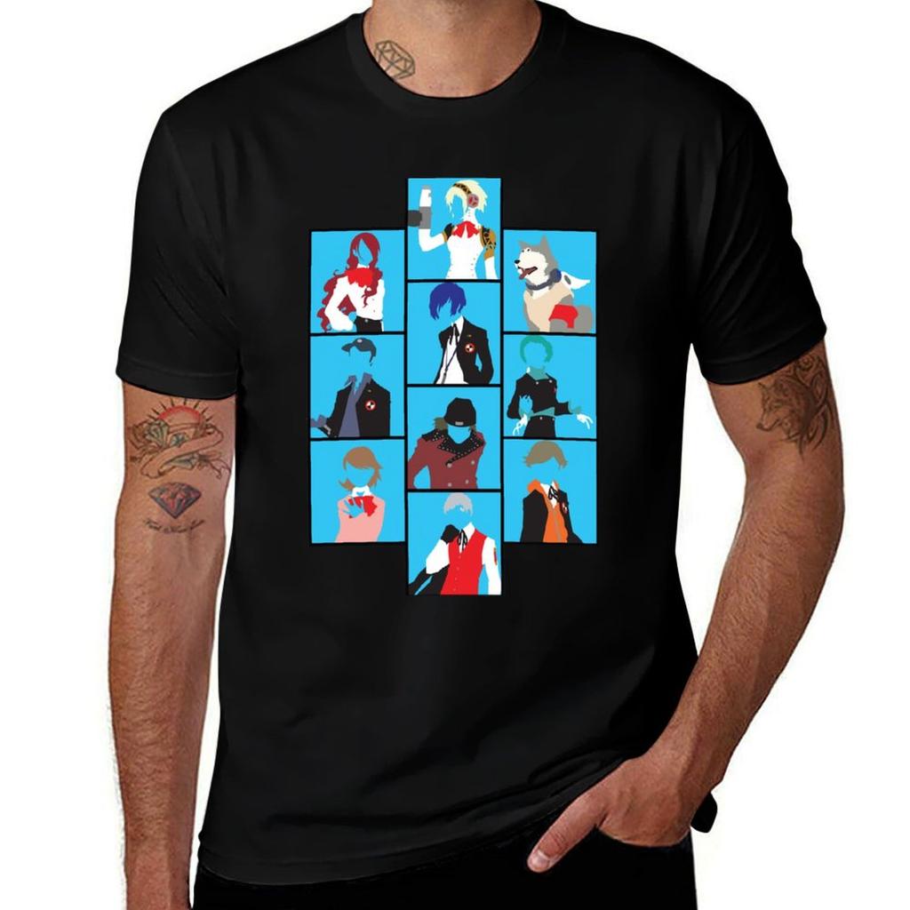 Perusona 3 Tshirt Basic Lightweight Short Sleeve Tee