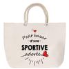Rope Handle Beach Bag Bazar of a Beloved Sportswoman Colleague Humor Birthday Christmas Gift | Large Transport Bag & Sport