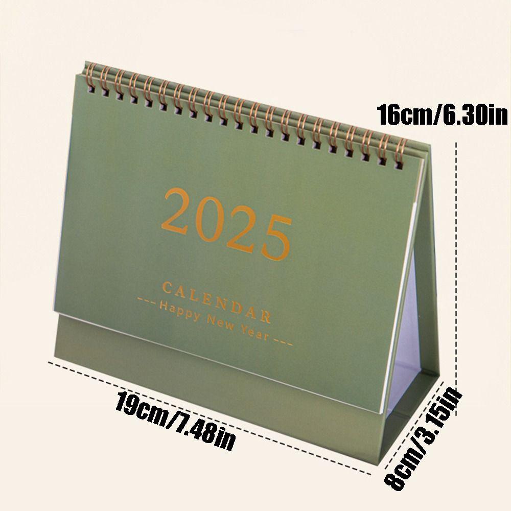 Creative Desktop Calendar 2025 Standing Flip Calendar Office Decoration 2024-2025 Calendar Gifts