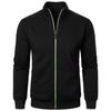 New Men's New Colourful Zip Stand-up Collar Sweater Jacket Men's Casual Jacquard Cardigan Sweater