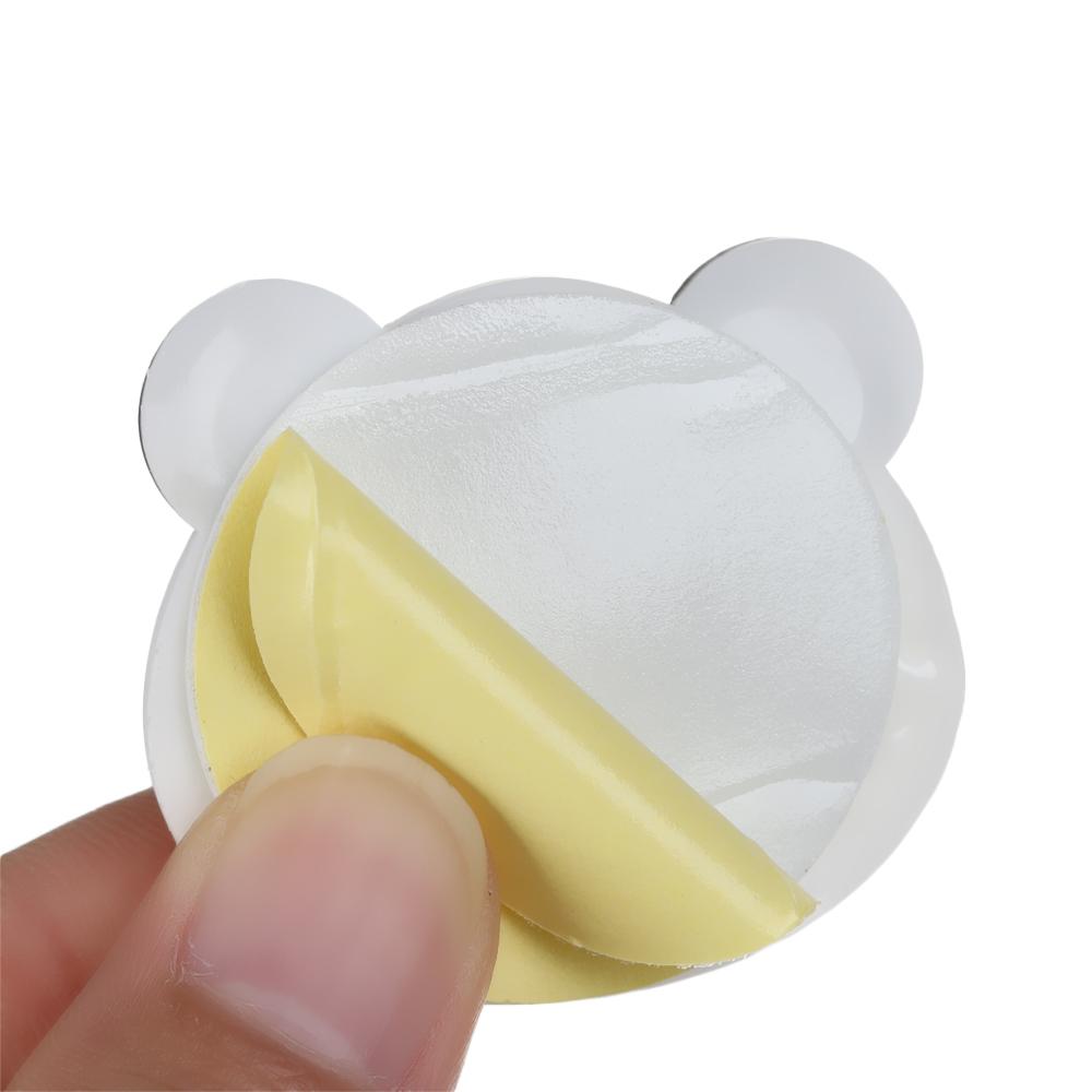 Cartoon Silicone Wall Protector Door Handle Bumper Guard Stopper Self Adhesive Rubber Round Door Crash Pad Anti-slip Home Tools
