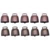 Limnyves 10pcs Vache Cheval Mouton Pâturage Petite Clochette en Laiton Clochette Rétro Pâturage Cuivre pour Cheval Clochette de Cheval Fabricant de Bruit Clochettes, Mouton,