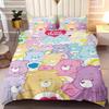 Care Bears Care Bears Anime Haus Schlafzimmer Komfortdecke Nordisches Polyestermaterial geeignet für Kinder und Erwachsene 3-teiliges Set