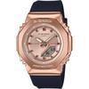 Casio G-Shock GM-S2110PG-1A4JF Mid-Size Women's Watch Metal Covered Eco-Friendly Material Pink Gold Black