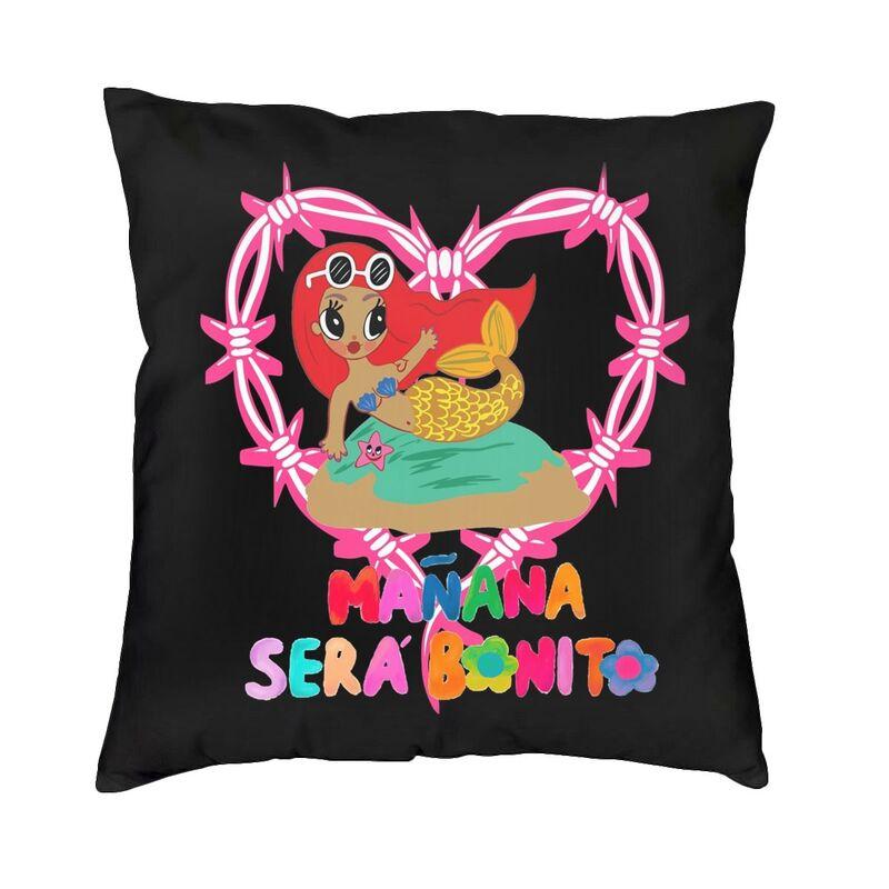 Luxury Manana Sera Bonito Karol G Cushion Covers X Velvet Throw Pillow Case for Sofa Square Pillowcase Home Decorative