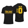 Męska Koszulka Bawełniane Koszulki Letnie Niesamowite T-shirty Damskie Amortyzatory Ohlins Samochód Motocykl Sport Wyścigi Koszulka Ubrania Góry