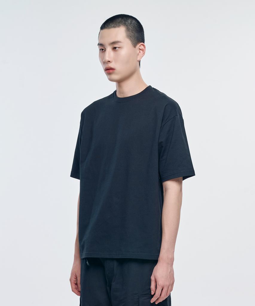Yunaitideuaeseul [3Pack] Basic Plain Oversized Short Sleeve T-Shirt (Type A)