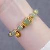 NEW Retro Jade Bracelet Chinese Square Sugar Lotus Exquisite Bracelet Elegant Double Layer Beaded Fashion Jewelry Birthday Gift