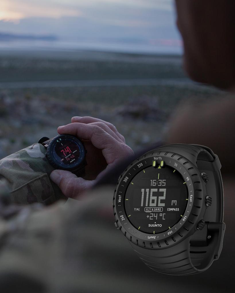 Suunto Suunto Core All Black CORE All 3 ATM Water Resistant Depth Japanese SS014279010 (SUUNTO) (SUUNTO Black) Direction/Altitude/Atmospheric