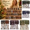 Kerst Adventkalender met Ornamenten - Aftelcadeau in Acryl Displaydoos voor Feestelijke Decoratie