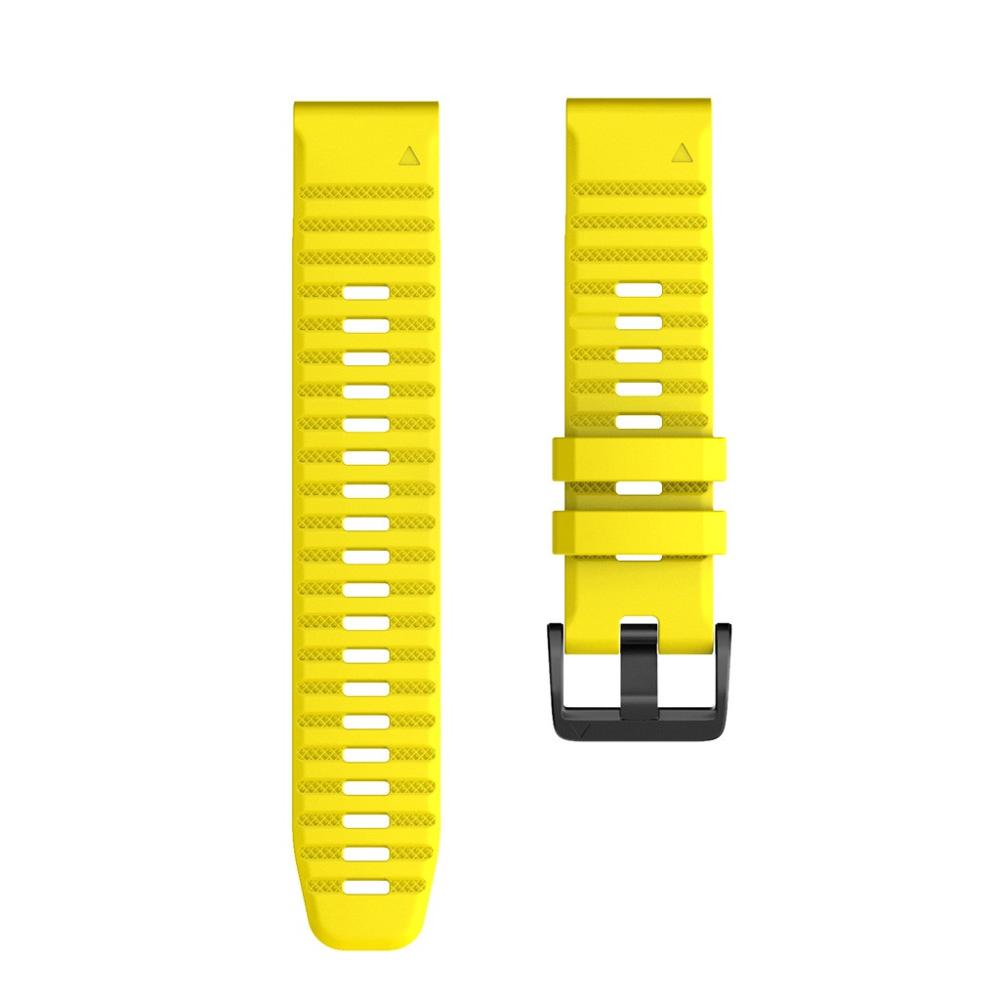 QuickFit 22mm 26mm Klokkereim For Garmin EPIX Fenix 7X 7/6 6X Pro/5 5X Plus 3 3HR Silikonreim Fenix6 Klokke Easyfit Håndleddsstropp