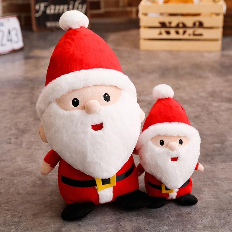 Jouets en peluche doux en peluche Père Noël mignon cadeau de Noël pour enfants bébé enfants décoration de Noël