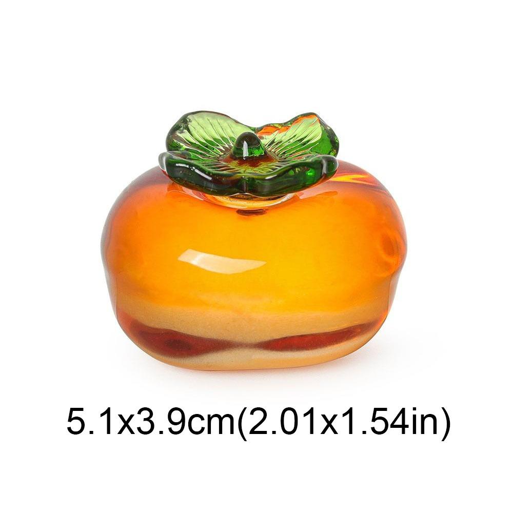 Glass Crafts Pumpkin Strawberry Fruit Ornaments Interesting Crystal Crafts Ornaments Home