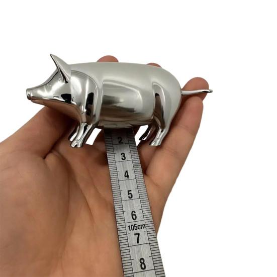 Vintage Pig Tape Measure Portable Metal Retractable Measuring Tape Tailor Sewing Cloth Weight Loss Body Measurement Tape