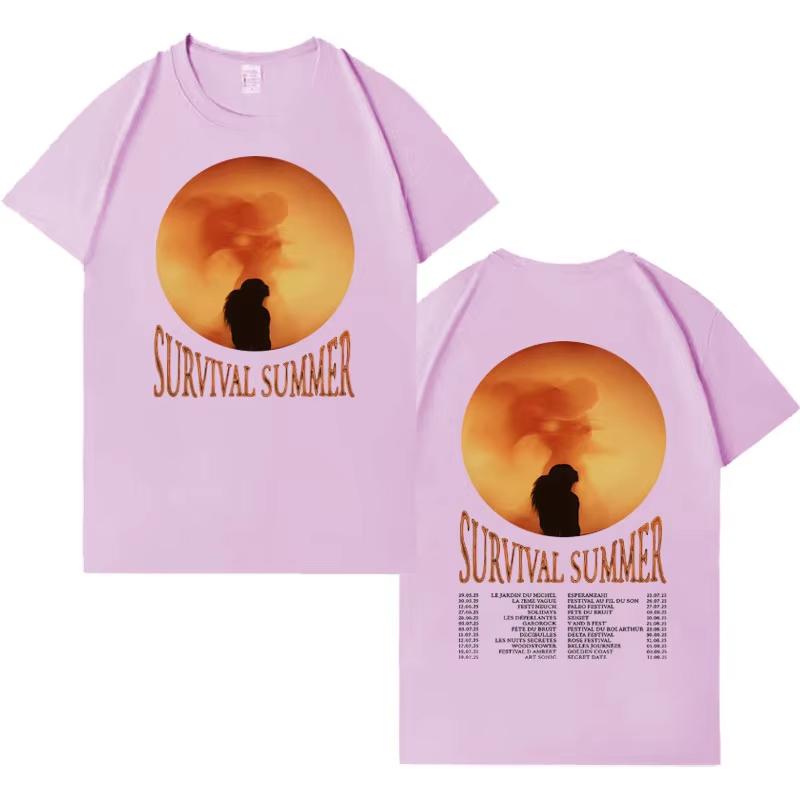 Sänger Riles 2026 Modealbum Tour Kurzarm T-Shirts Herren Hohe Qualität Pop Baumwolle Sport Bequem Streetwear Hip Hop T-Shirt