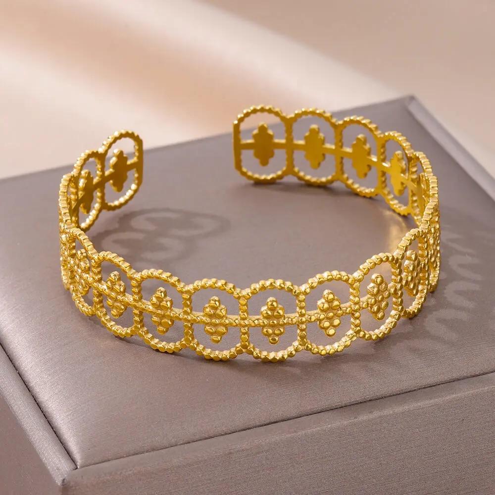 Vintage hadí náramek pro ženy náramek z nerezové oceli had otevírací náramek zvířecí estetická móda Šperky pulseras mujer