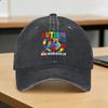 Baseball sapka Autizmus Soha nem adja fel Nyári Y2K Retro Trucker sapka Uniszex Férfi Nyomtatott Vadászat Kemping Napvédő Snapback sapka