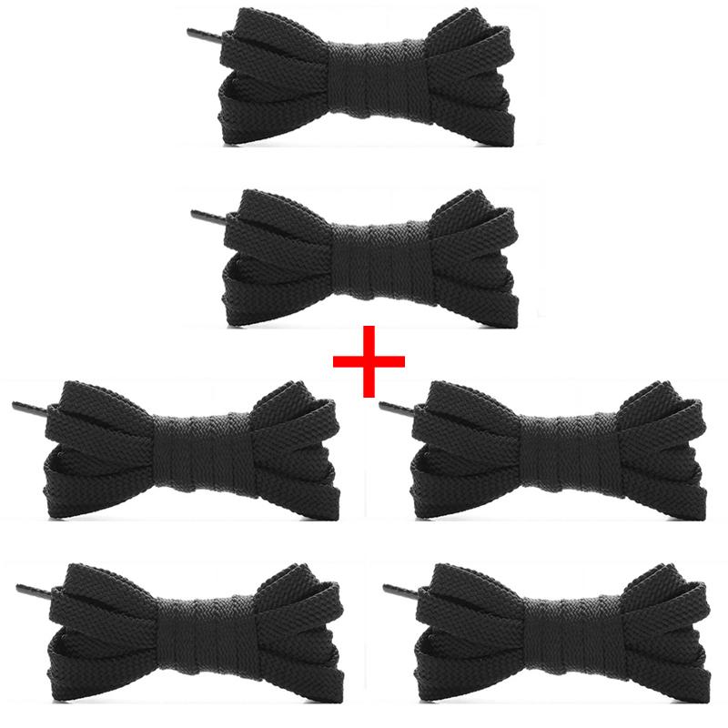 Solid Color Flat Braided Shoelaces, Durable Polyester Replacement Laces, Fashion Laces for Sneakers, Sports & Casual Shoes