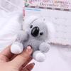 8Cm Gray Koala Bear Plush Stuffed Keychains Plush Animal Doll Toys Gifts