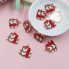 Jewelry Accessories Alloy 10Pcs Christmas Pendant Necklace Handwork Christmas Tree DIY Santa Claus Cute Oil Drip Christmas Decorations  Accessories