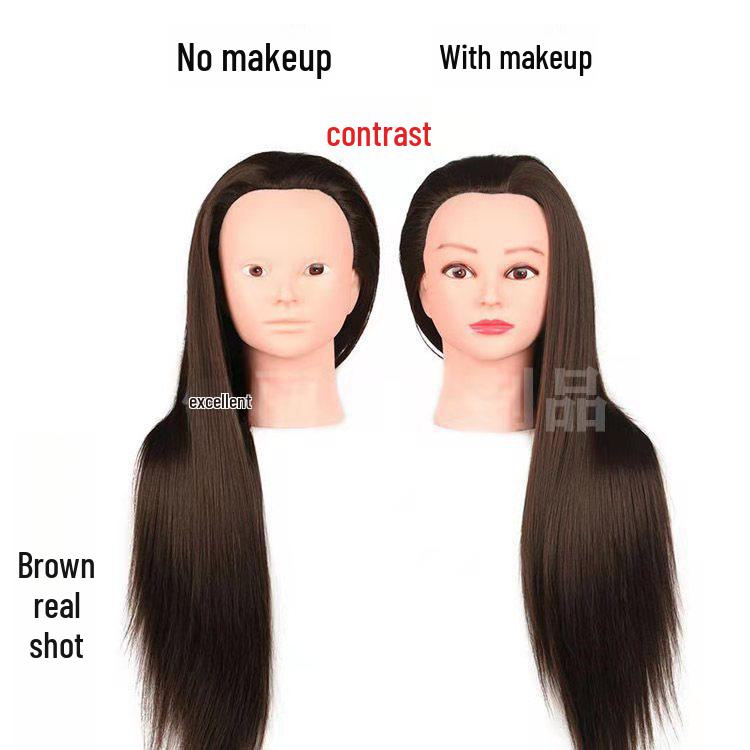 Wig Head Mannequin for Hair Braiding, Makeup, and Hairstyling Practice